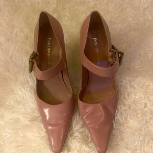 Wore once, cute blush Mary Jane!!  SZ 8  Perfect condition! 2 1/2 in heels